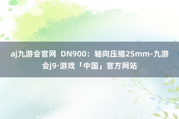 aj九游会官网  DN900：轴向压缩25mm-九游会j9·游戏「中国」官方网站